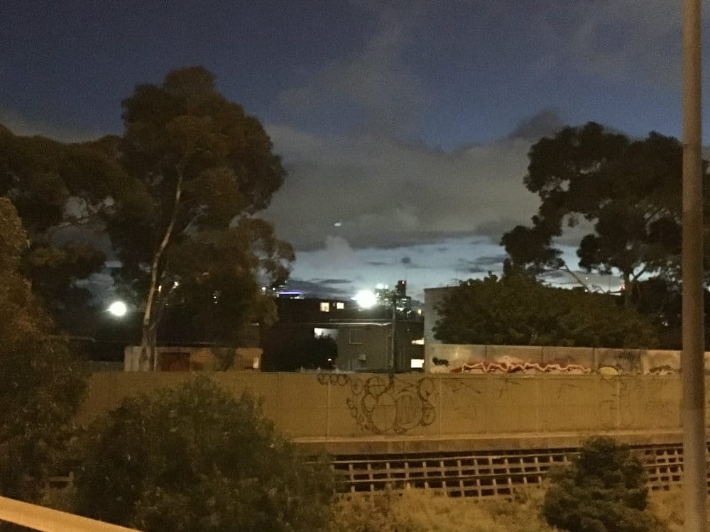 march equinox - view to the city lights