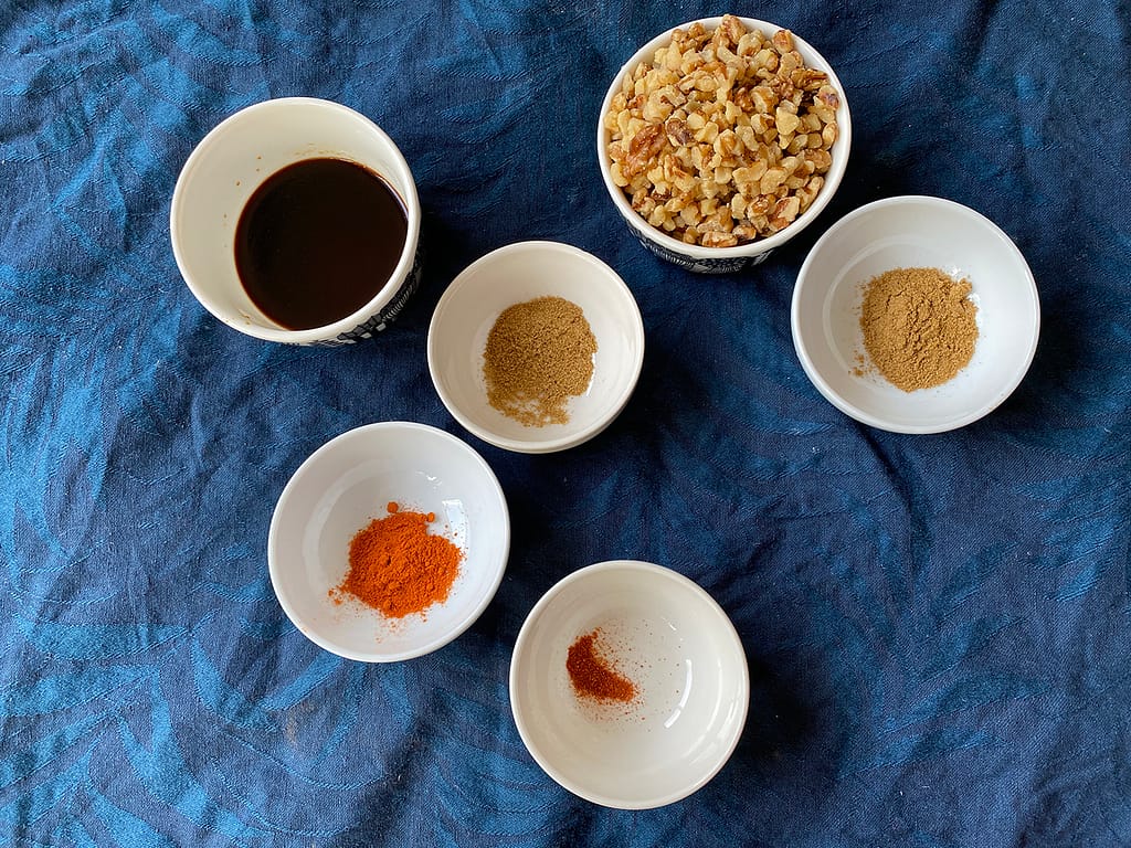 walnut taco meat ingredients, ingredients for vegan taco meat recipe 