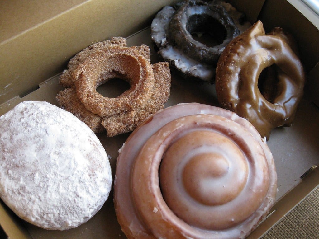 trans fats - in doughnuts
