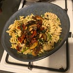 a pret! pasta without accoutrements or stirring
