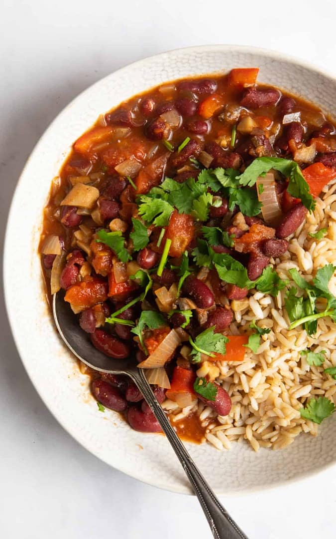meat for flavour - mediterranean diet with chilli con carne