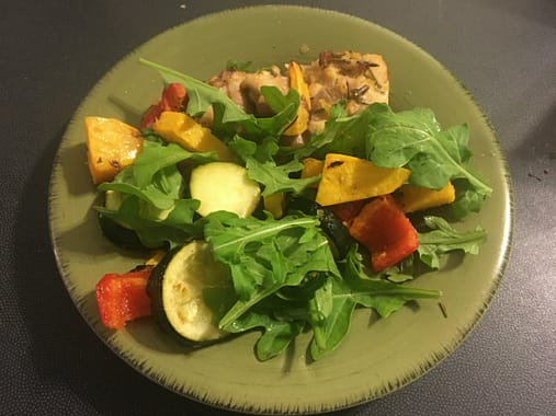 stepping down on nicotine patches - good nourishing vegetables and proteins