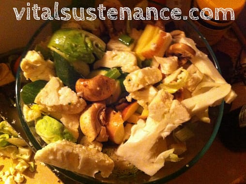 purex bowl with cut up veges