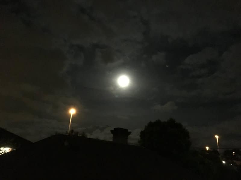 under a perigee moon - Supermoon