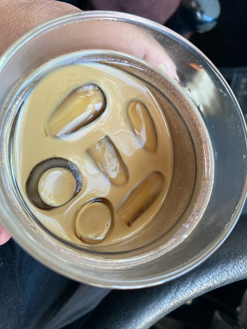 an iced coffee, finally!