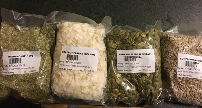 Your grocer seeds and nuts